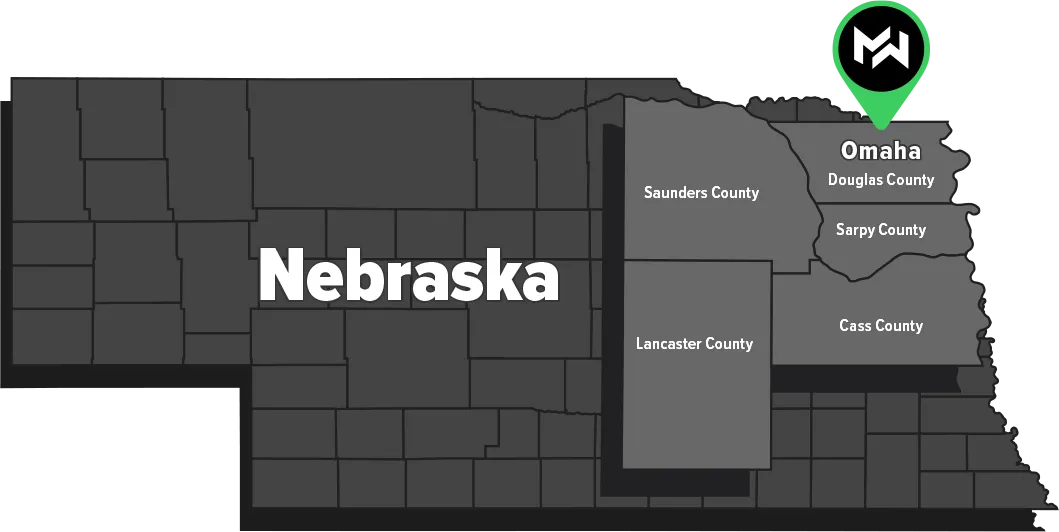 Nebraska map